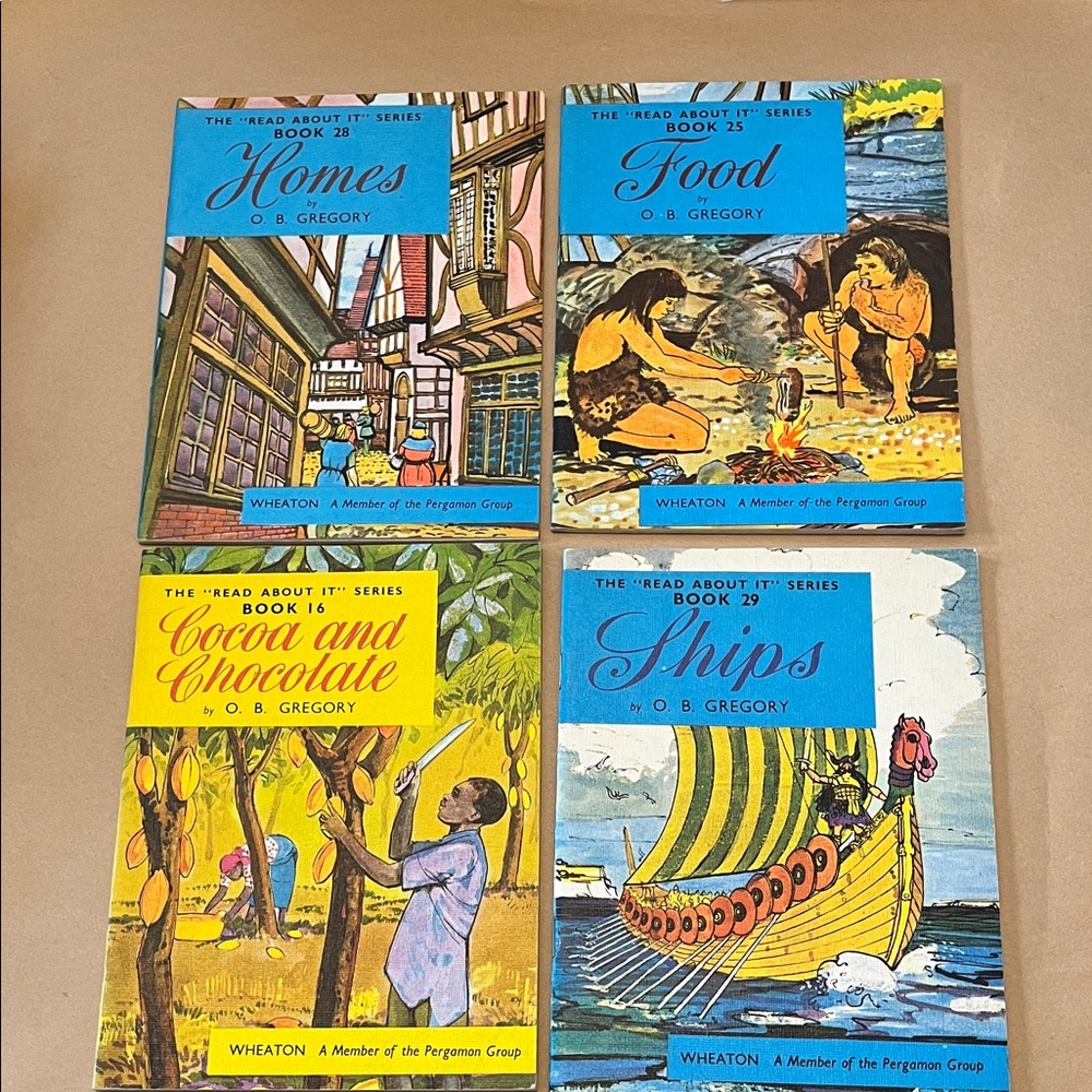 Vintage “Read About It” Series lot of 4